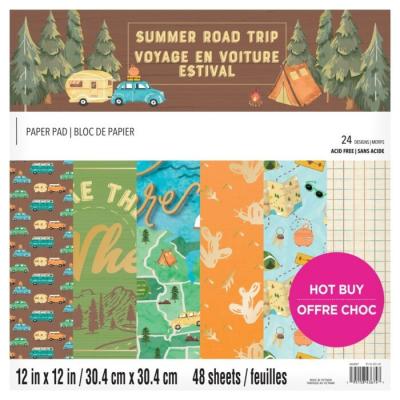 Craft Smith Summer Road Trip Designpapier - Paper Pad